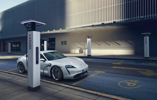 Porsche, зарядка, Turbo S, 2020, Taycan