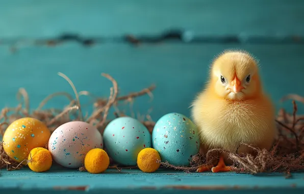 Картинка цветы, eggs, spring, flowers, happy, Пасха, яйца, Easter