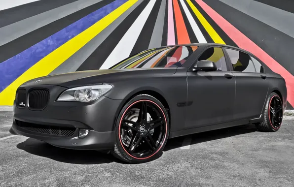 Граффити, BMW, матовая, 7-Series