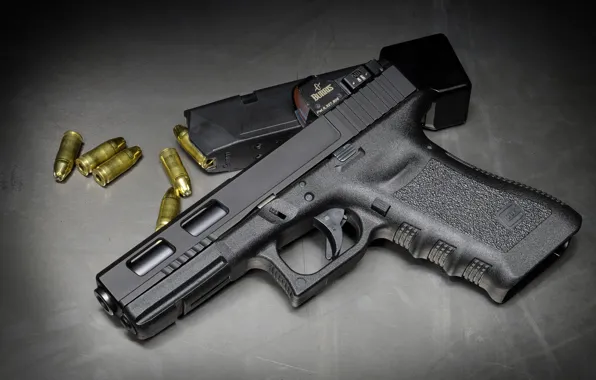 Австрия, патроны, Glock 17, самозарядный пистолет