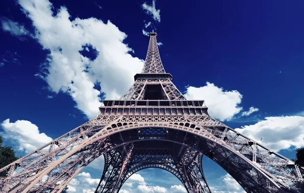 Эйфелева башня, париж, франция