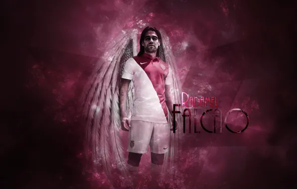 Wallpaper, sport, football, player, Radamel Falcao, AS Monaco FC