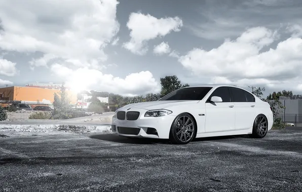 Картинка белый, бмв, BMW, Series