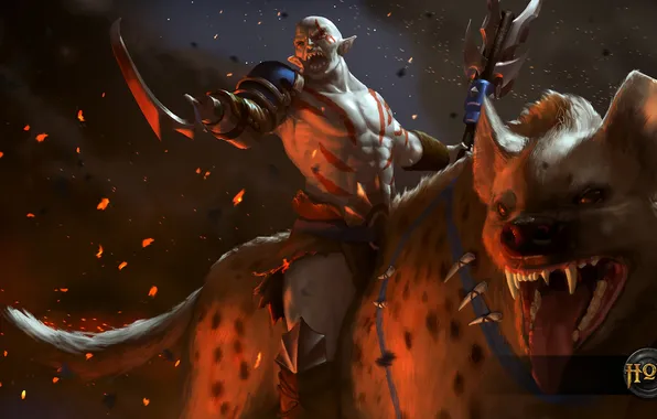Гиена, heroes of newerth, Rampage, White Orc, White Orc Rampage