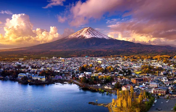 Картинка japan, japanese, fuji, kyoto, hokkaido, fujisan, kawaguchiko, kawaguchi