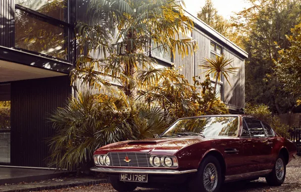 Дом, здание, автомобиль, Christoffer Rudquist, Aston Martin DB