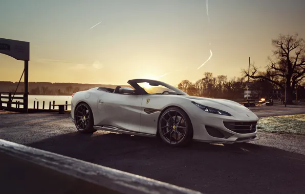 Закат, вечер, Ferrari, Portofino, Novitec, 2019