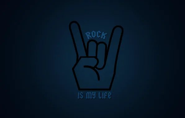 Rock, рок, темно синий, rock'n roll