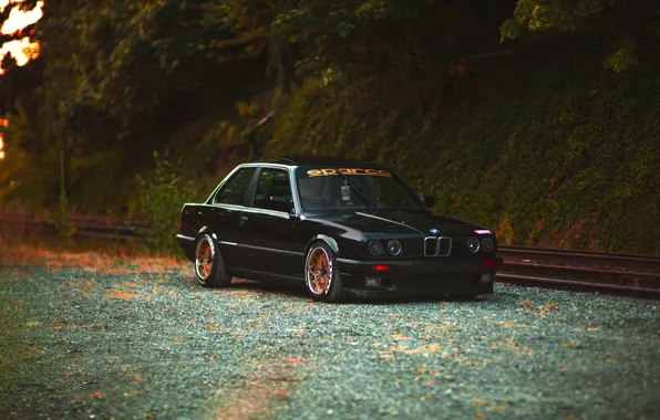 Авто, Черный, BMW, Машина, Автомобиль, E30, BMW M3, BMW E30