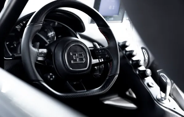 Руль, Bugatti, гиперкар, Chiron, 2019, Super Sport 300+