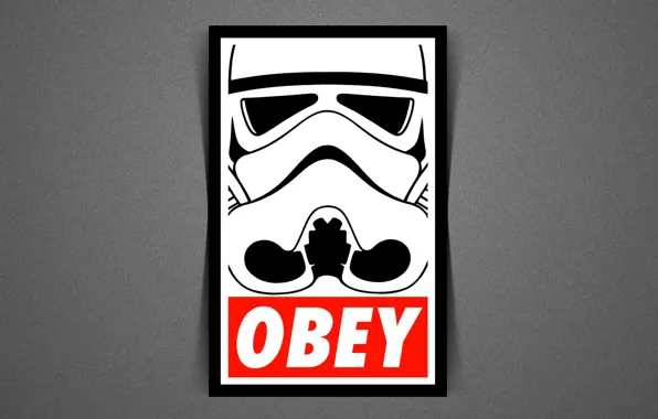 Картинка звездные войны, star wars, empire, stormtrooper, obey