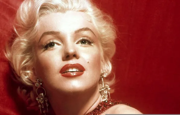 Red, woman, Marilyn Monroe, Norma Jean