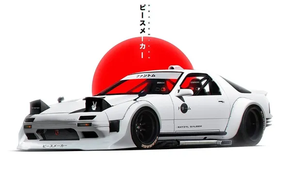 Картинка white, Toyota, Supra, MK3