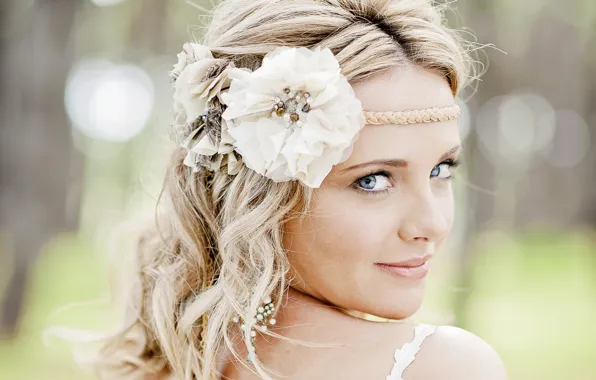 Картинка девушка, портрет, блондинка