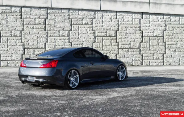 Infiniti, Grey, G37, Vossen