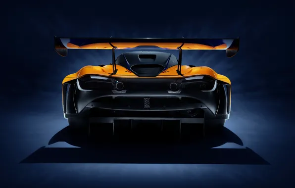 McLaren, гоночное авто, вид сзади, GT3, 720S, 2019