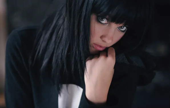 Girl, eyes, model, brunette, mellisa clarke