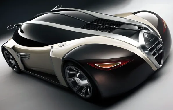 Concept, Peugeot, supercar, автомобиль, передок, 2003, 4002