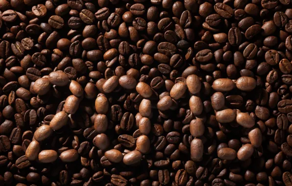 Картинка texture, background, beans, coffee, 2015