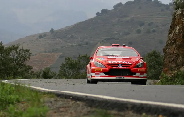 Пежо, Peugeot, WRC, 307, Rally, Ралли