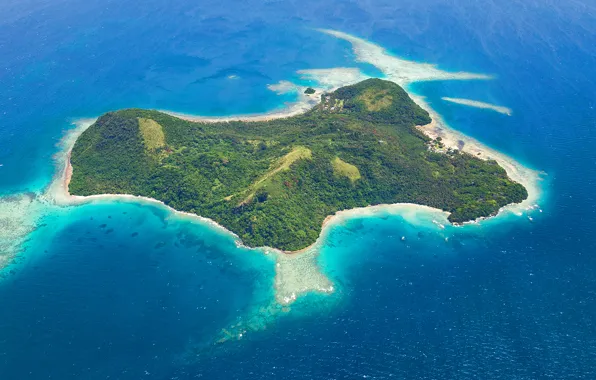 Картинка pacific ocean, fiji, lawedua, wakaya island