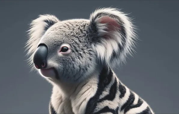 Животные, ART, animal, коала, koala, Temnobelos