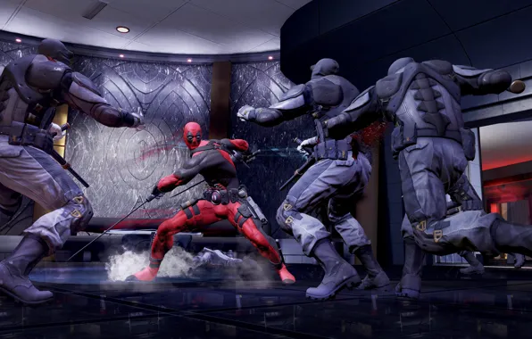 Игра, Deadpool, Marvel, Дэдпул, Game, Wade Wilson, Марвел, Уэйд Уилсон