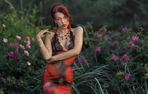 Model, redhead, Andrzej Car