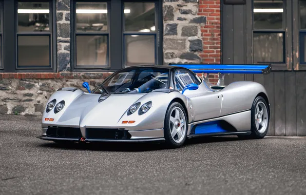 Суперкар, Pagani, supercar, 2004, экстерьер, Monza, Zonda C12 S, Pagani Zonda C12 S Monza