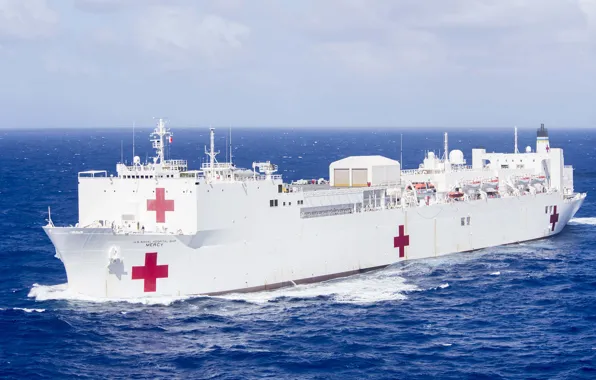 Корабль, USNS Mercy, T-AH 19, госпиталь