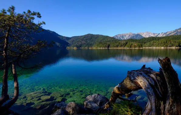 Картинка озеро, Германия, Eibsee