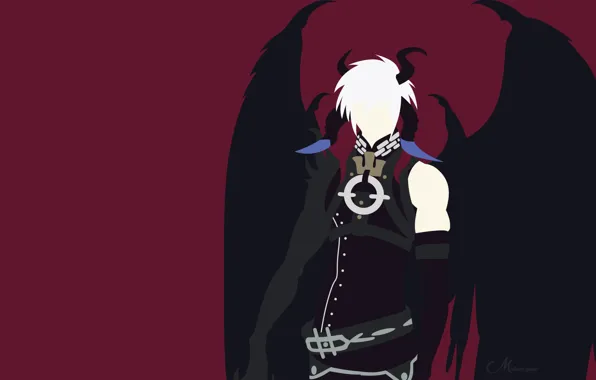 Демон, парень, Shingeki no Bahamut Virgin Soul, Азазель, Ярость Бахамута невинная душа