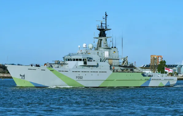 Камуфляж, тральщик, Королевский Флот, HMS Severn