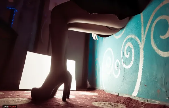 Попа, девушка, трусики, фотограф, girl, ножки, photography, photographer