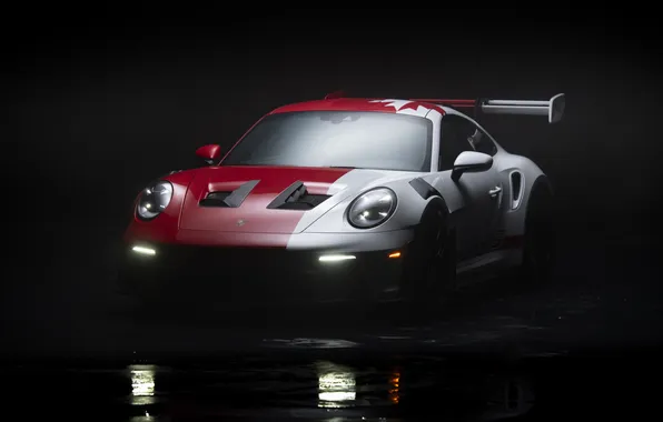 Porsche, суперкар, черный фон, supercar, Canada, единственный экземпляр, 2024, the only instance