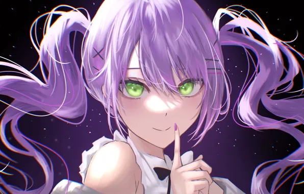 Девушка, Towa Tokoyami, Hololive, виртуальный ютубер, Holo no Graffiti