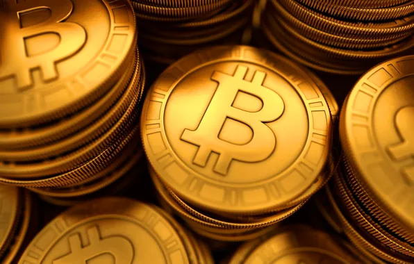 Картинка размытие, монеты, fon, coins, bitcoin, биткоин, btc