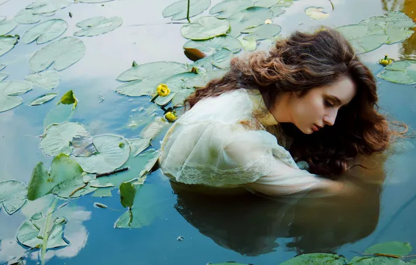 Офелия, Marie Dashkova, фотосессия в воде