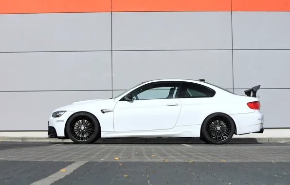 Белый, стена, бмв, BMW, wall, white, g-power, e92