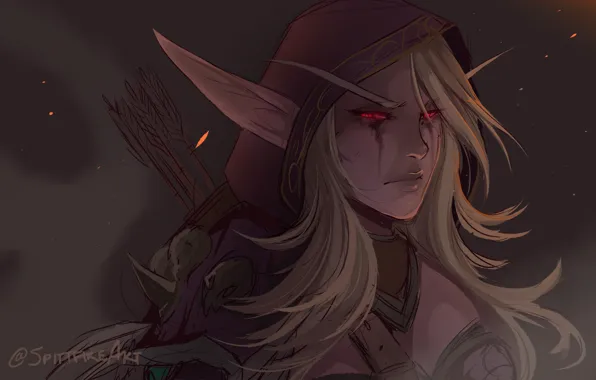 Взгляд, эльф, World Of Warcraft