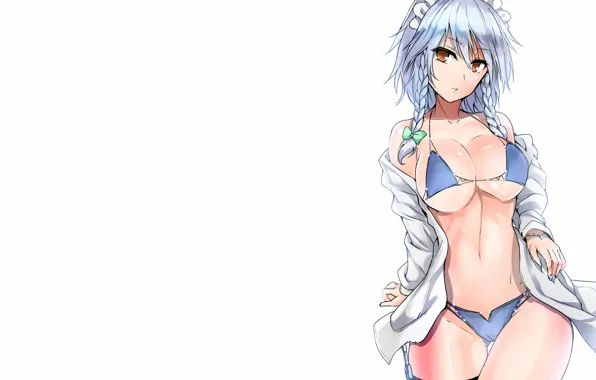 Girl, sexy, lingerie, pantsu, bra, cleavage, panties, thighhighs