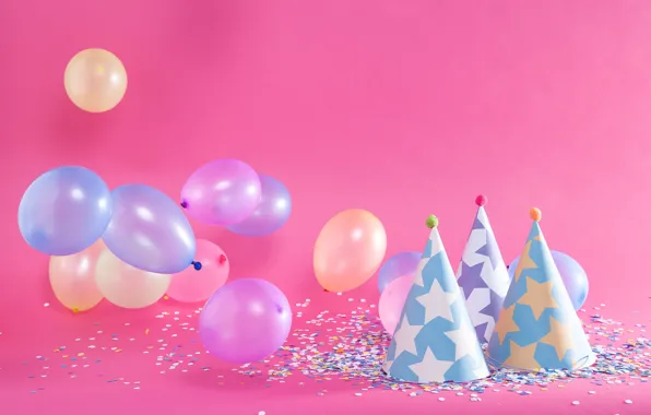 Картинка день рождения, праздник, шары