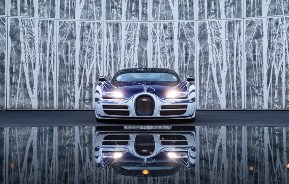 Roadster, Bugatti, Veyron, суперкар, вид спереди, гиперкар, Grand Sport, Vitesse