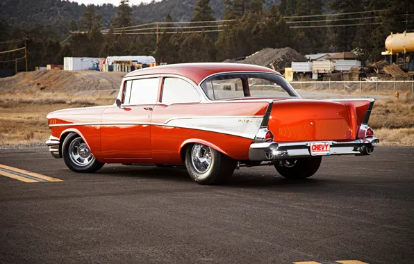 Chevrolet, air, 1957, bel