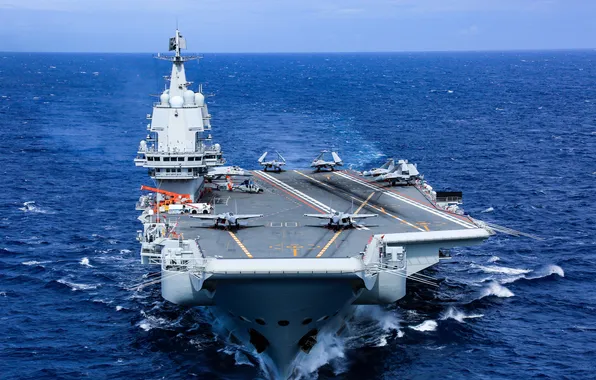 Картинка CNS Fujian, Modern Military, современный военный корабль, China Third Generation Aircraft Carrier, Китайский авианосец третьего …