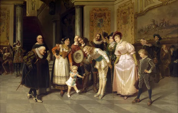 Картинка картина, живопись, painting, Менуэт, Поль Мориа