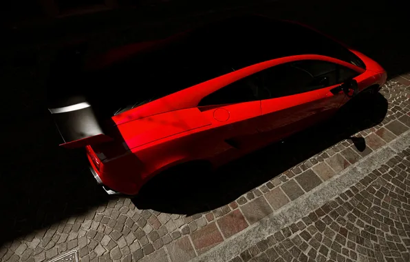Картинка красный, Lamborghini, суперкар, gallardo, ламборджини, LP570-4
