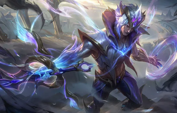 Броня, game, character, персонаж, юноша, боке, League of Legends, LOL