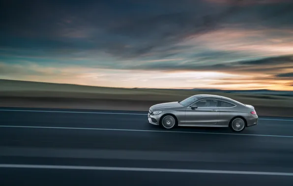 Картинка Mercedes-Benz, мерседес, AMG, Coupe, C-Klasse, 2015, C205