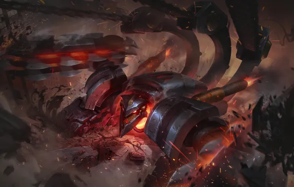 Art, League of Legends, Skin, LoL, Skarner, Battlecast